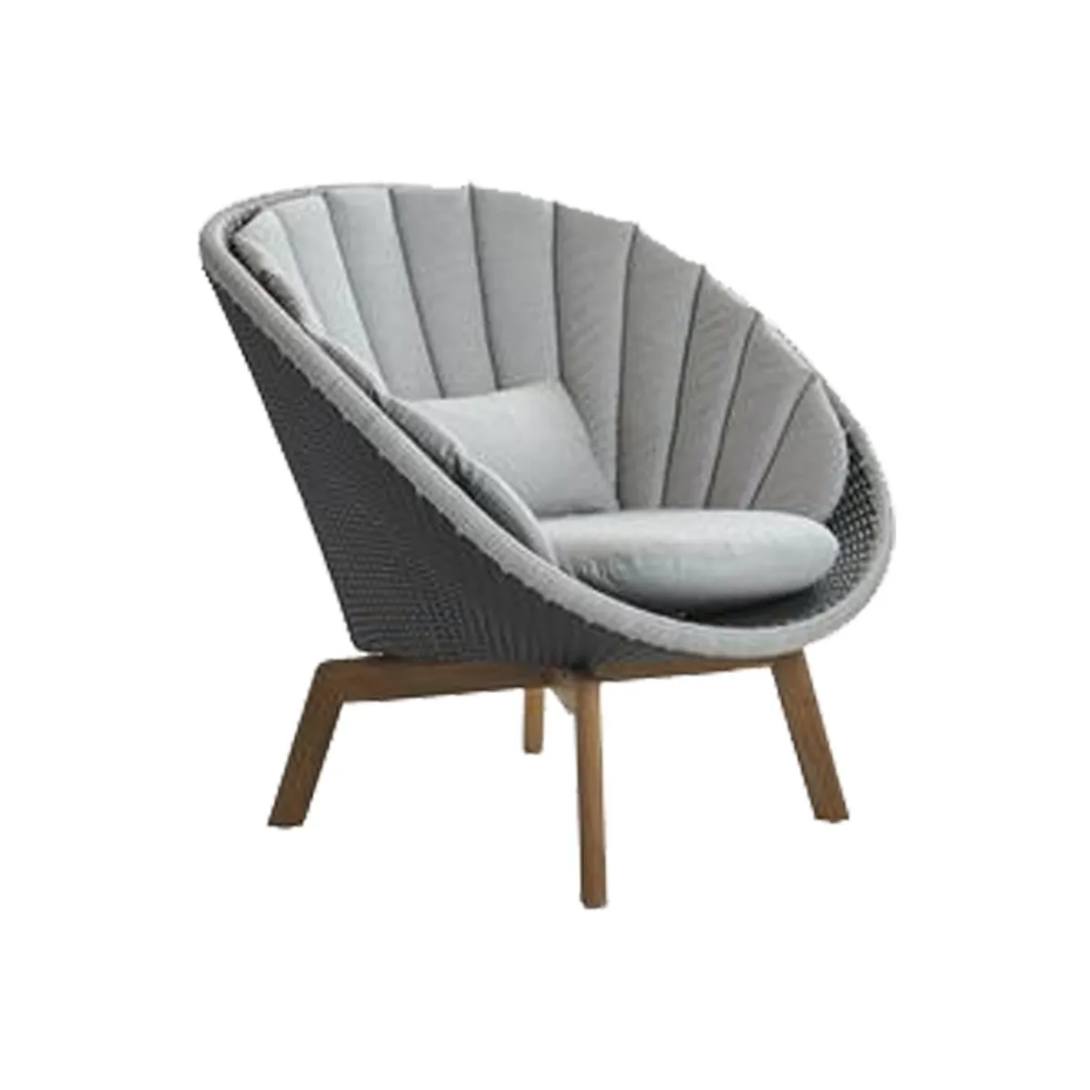 Persy weave lounge chair Inside Out Contracts