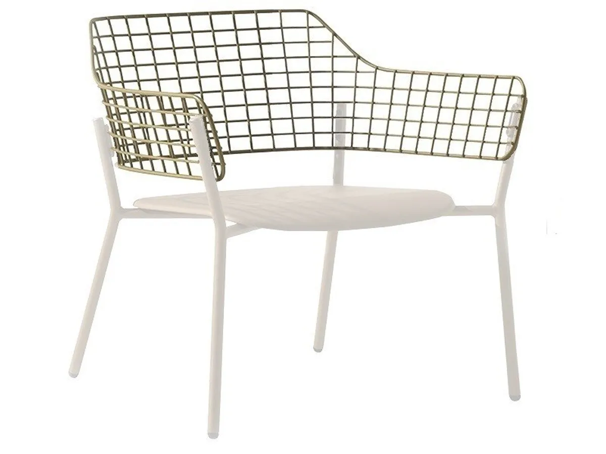 Lyze Lounge Chair In Brass
