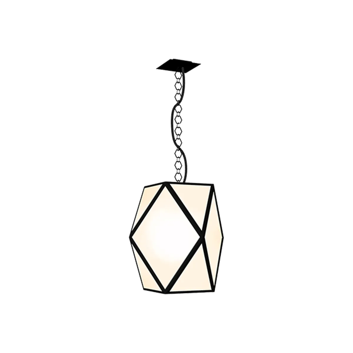 Web Muse Lantern Hanging Light