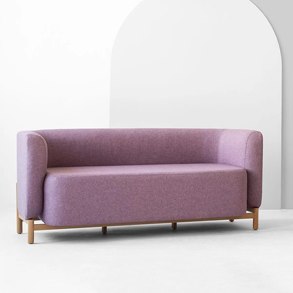 Roberta Sofa Upholstered Hotel Furniture With Wooden Legs Insideoutcontracts