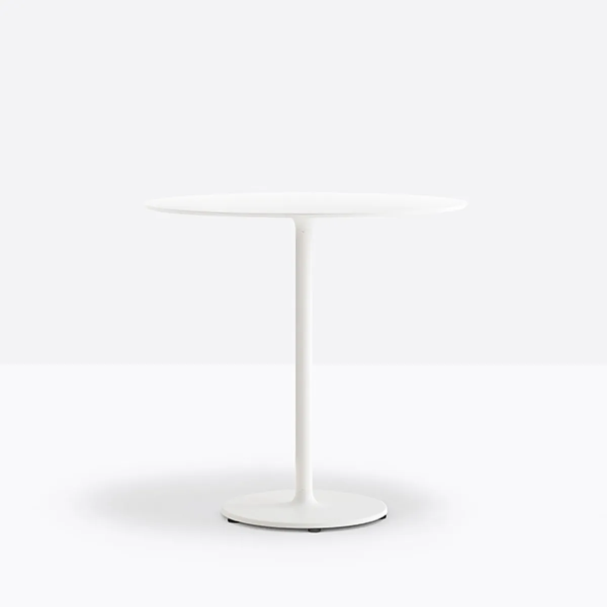 Stylus Round Table Base Diningheight White