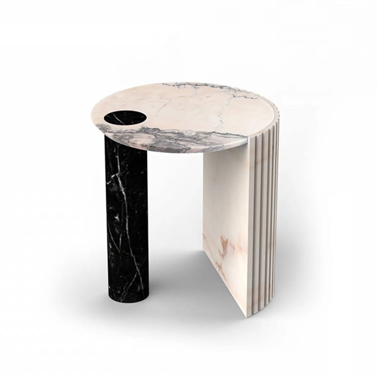 Sula Marble Side Table By Insideoutcontracts