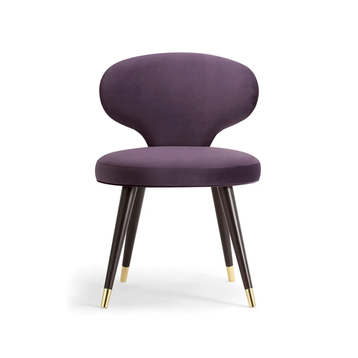 Sylvia Side Chair Purple Upholstery And Wooden Legs Hotel Furniture By Insideoutcontracts78