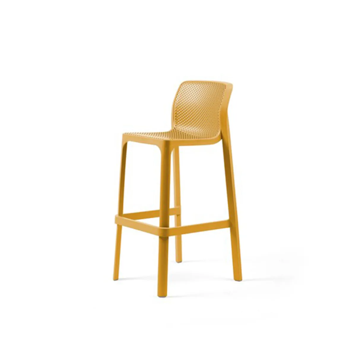 Tequila Bar Stool For Outdoors In Yellow