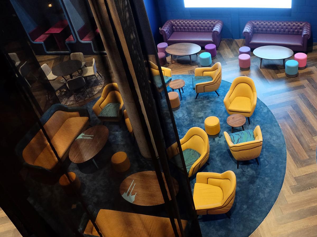 The Blueroom, O2 Priority Lounge | Inside Out Contracts