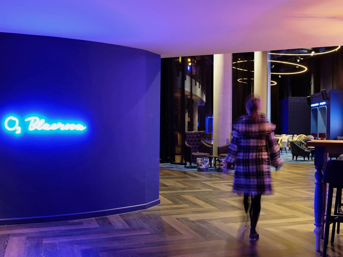 The Blueroom, O2 Priority Lounge | Inside Out Contracts