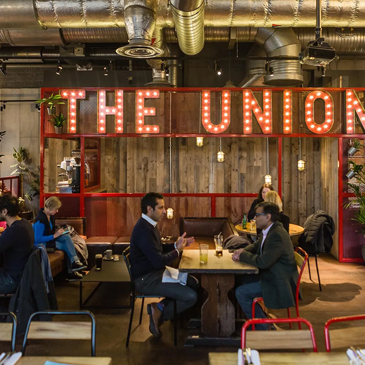 The Union Bar Paddington With Industrial Furniture By Inside Out Contracts 3