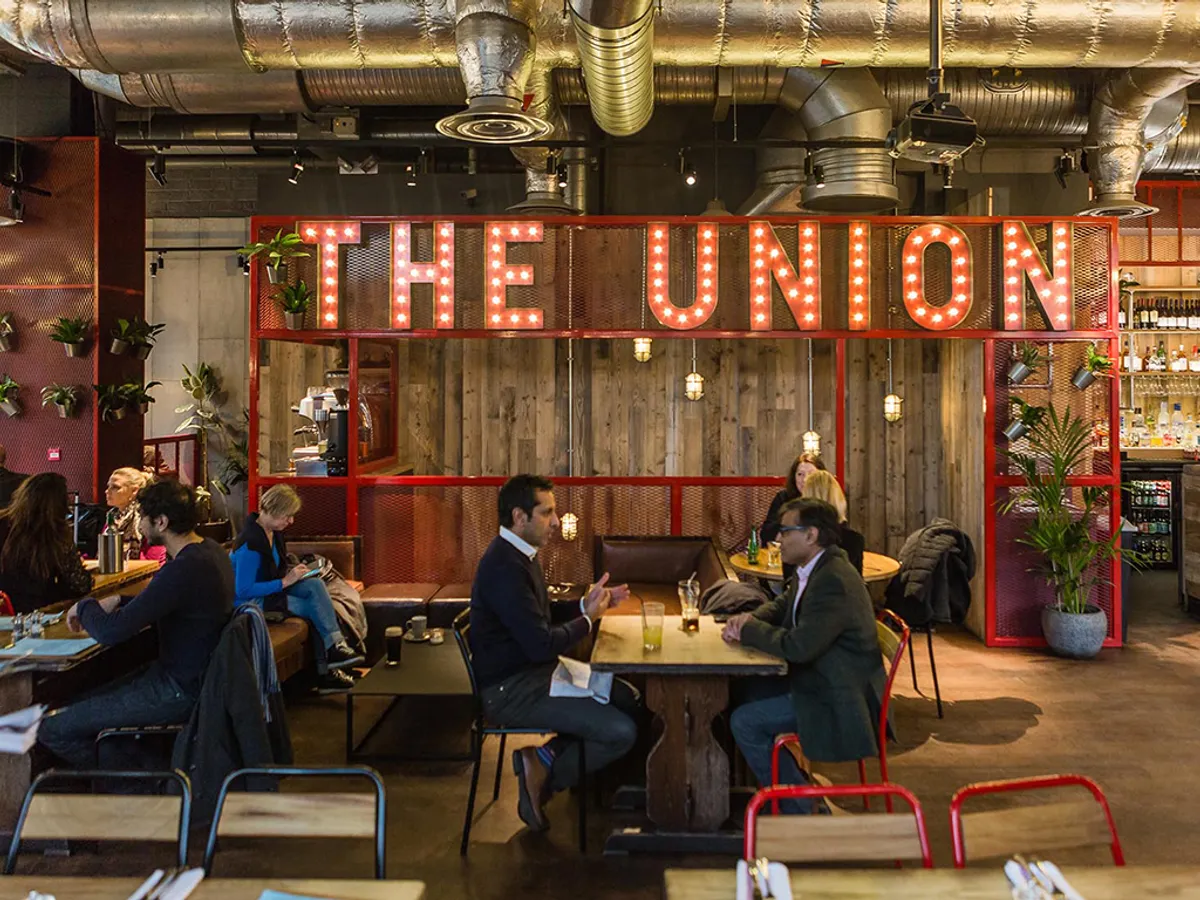 The Union Bar Paddington With Industrial Furniture By Inside Out Contracts 3