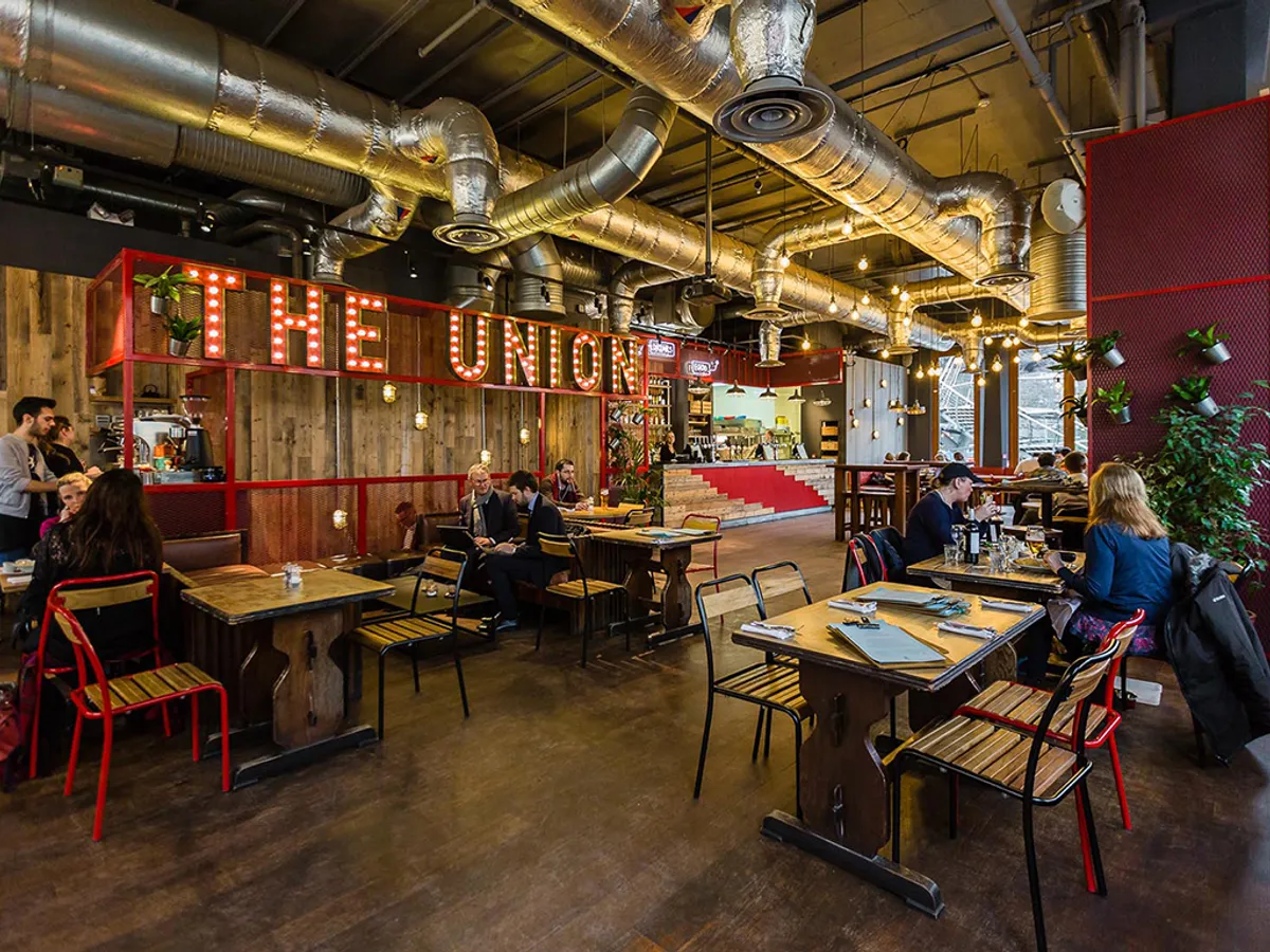 The Union Bar Paddington With Industrial Furniture By Inside Out Contracts 8
