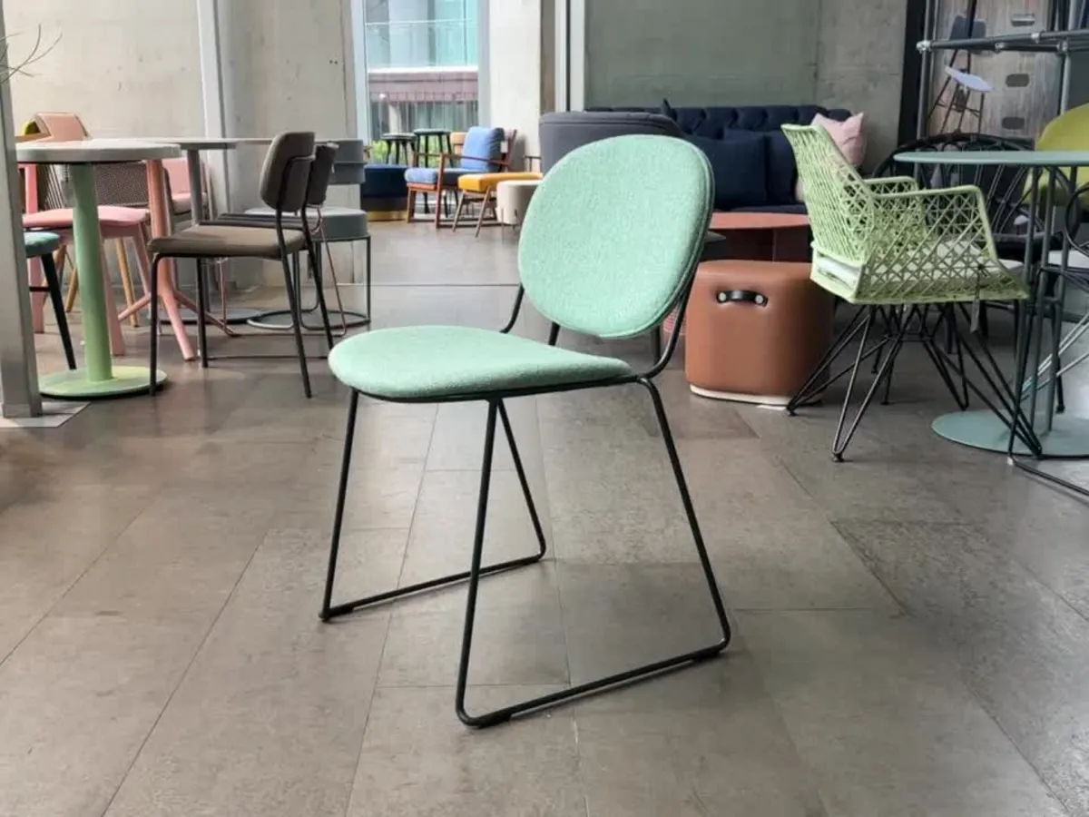 Timo stacking chair QR code