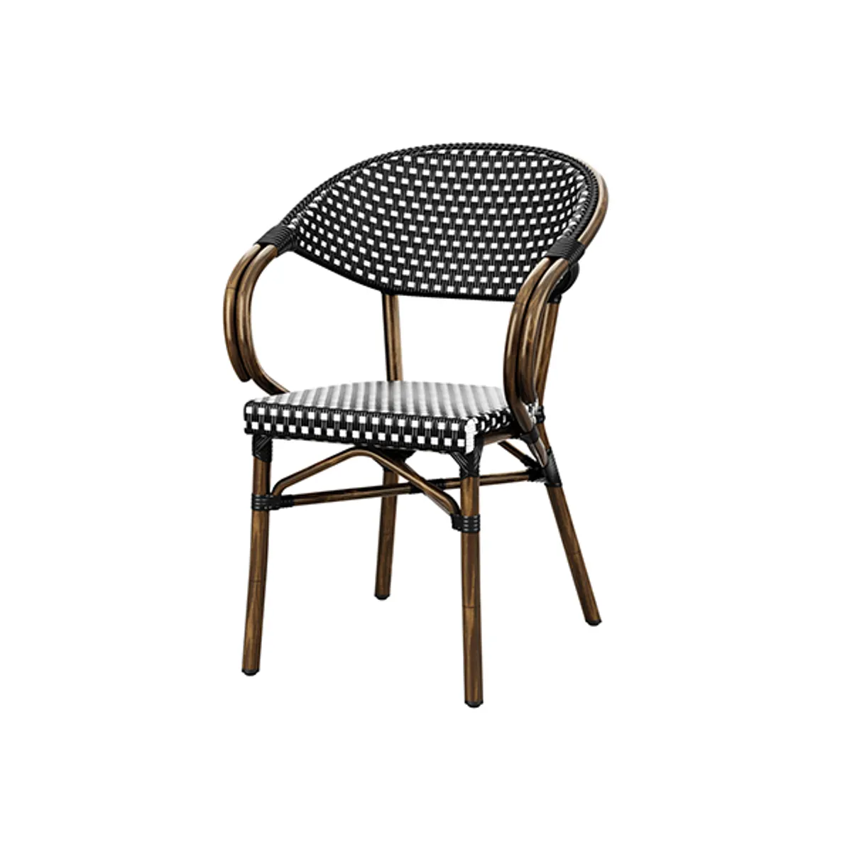 Toulouse Black Bistro Chair Inside Out Contracts