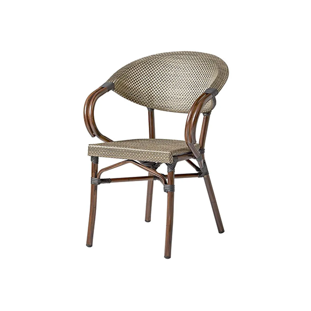 Toulouse Gold Bistro Chair Inside Out Contracts