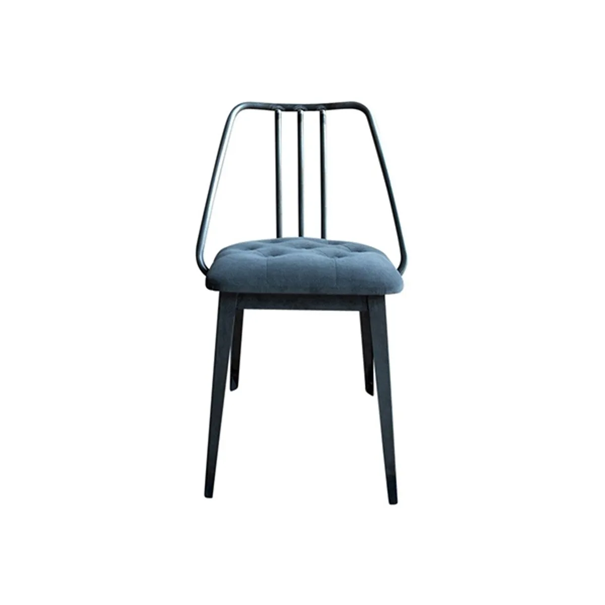 Trapeze Side Chair Upholstered Seat