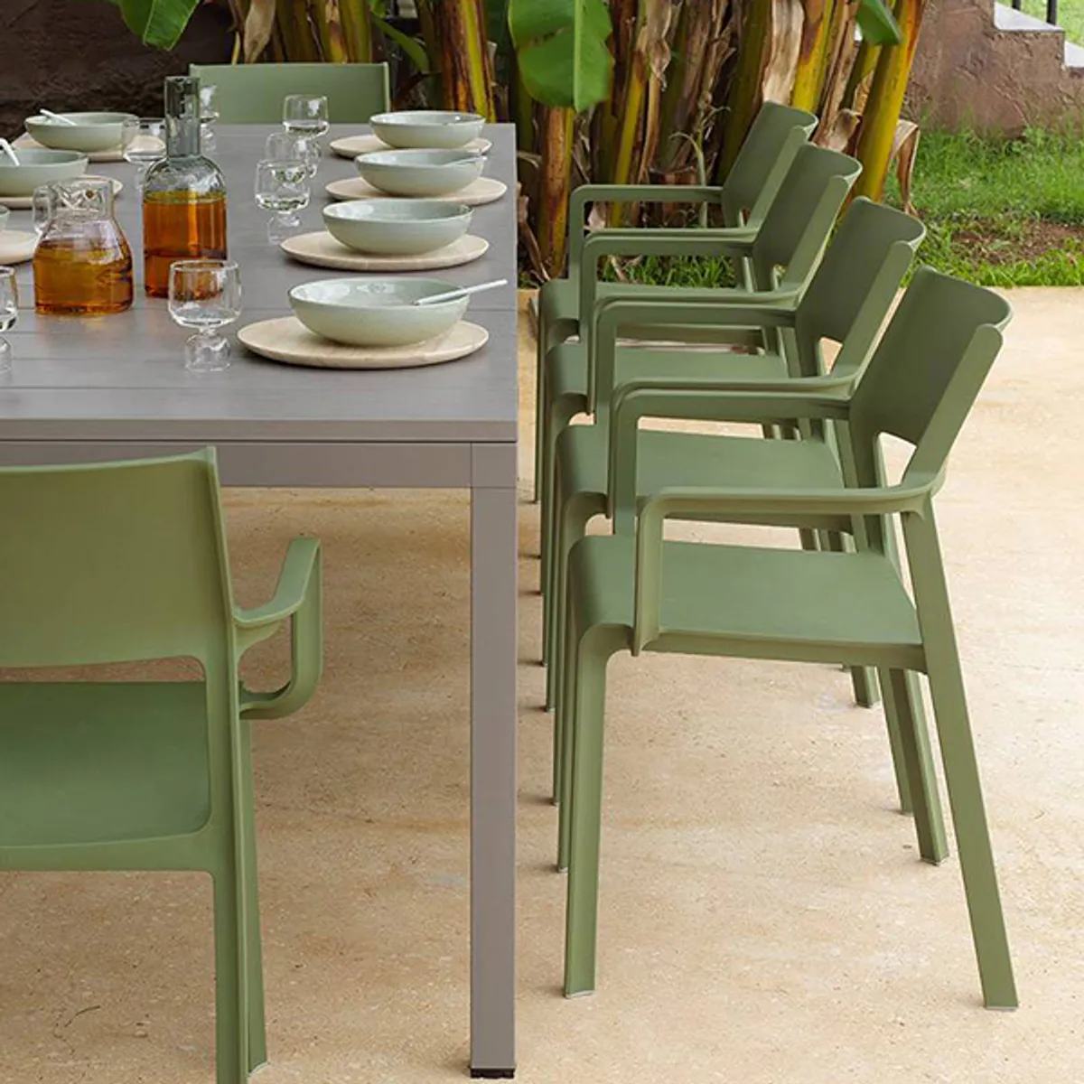 Trill Armchair At The Dining Table Outdoor Furniture By Insideoutcontracts