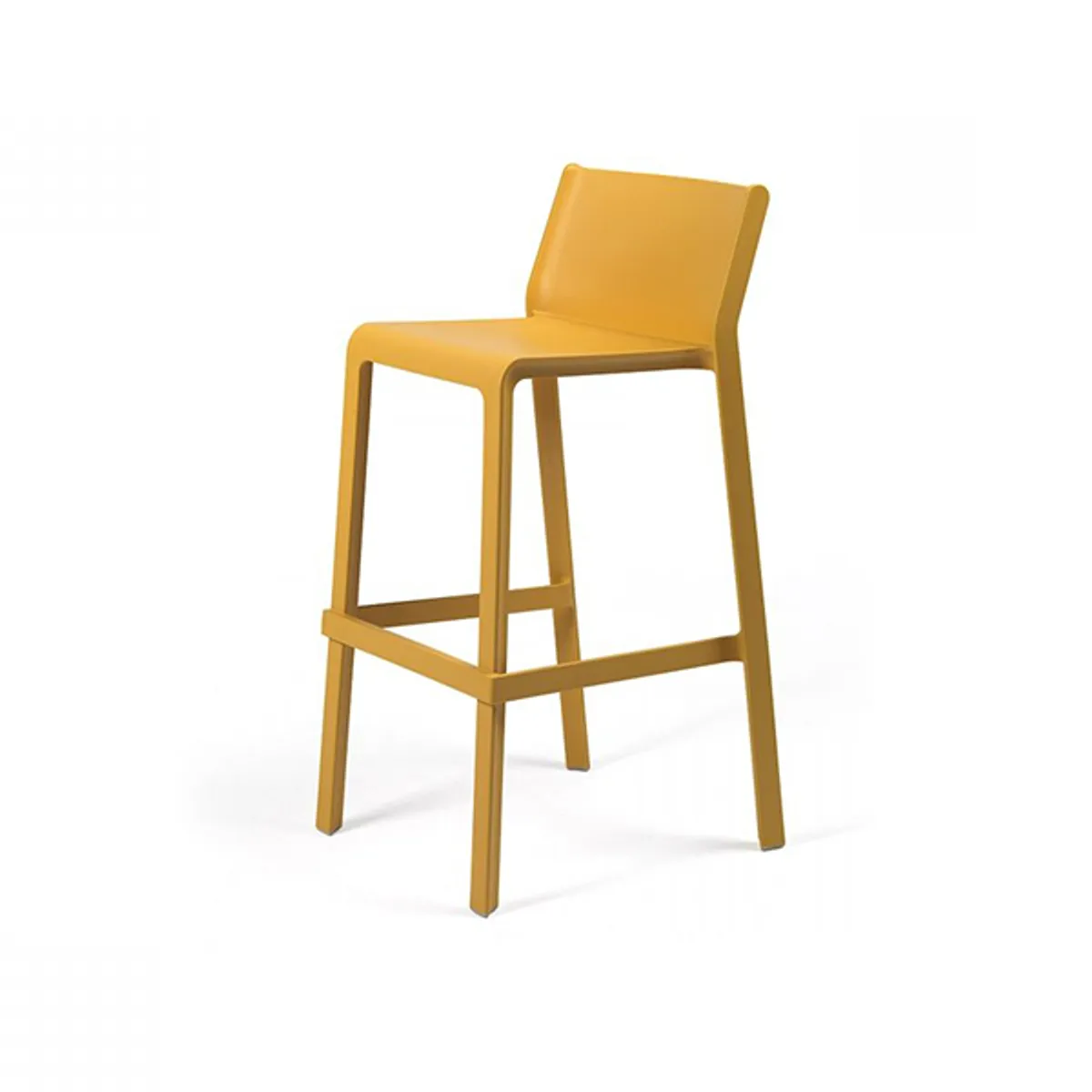 Trill Bar Stool Yellow Fibreglass Furniture For Exterior Use