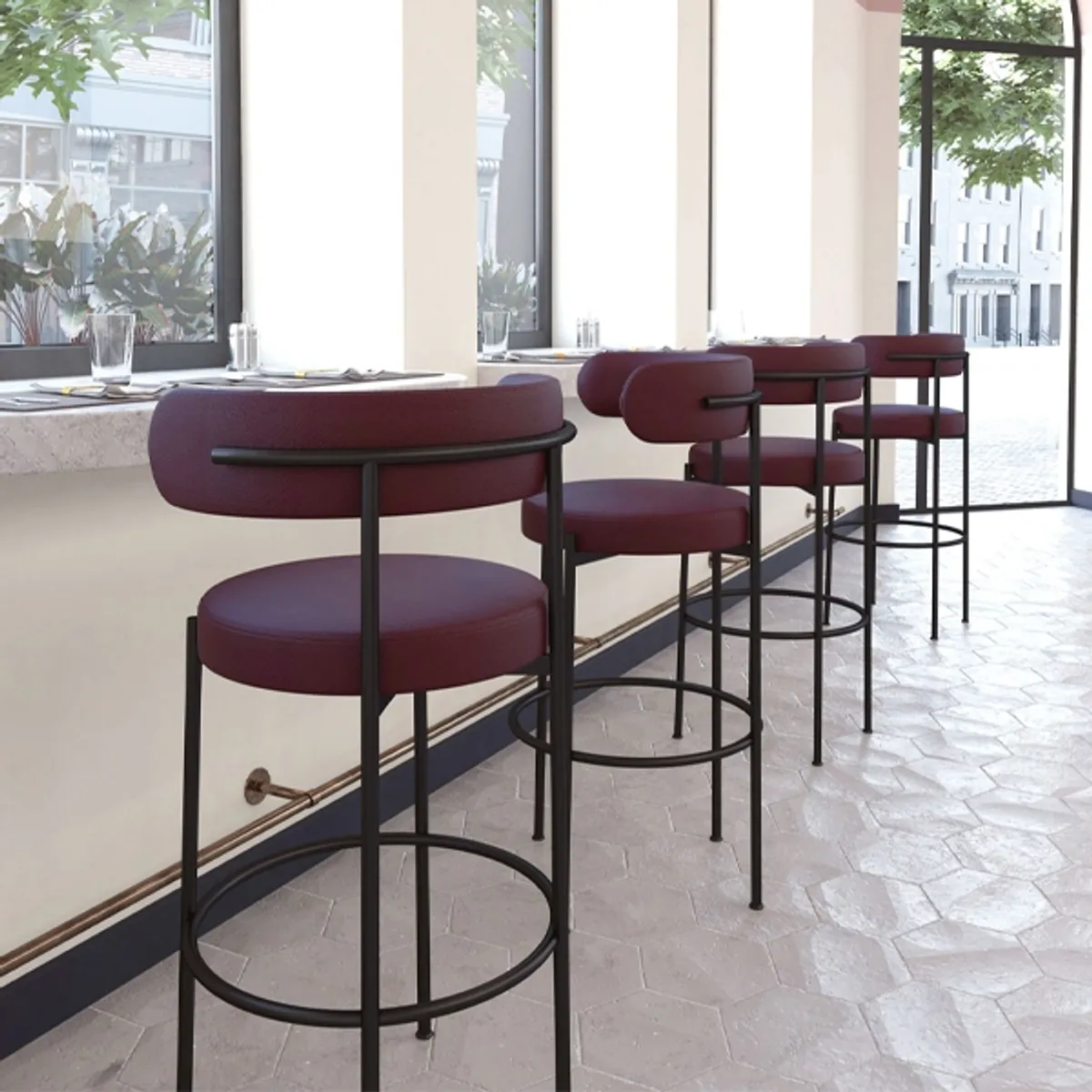 Virage bar stool Inside Out Contracts4