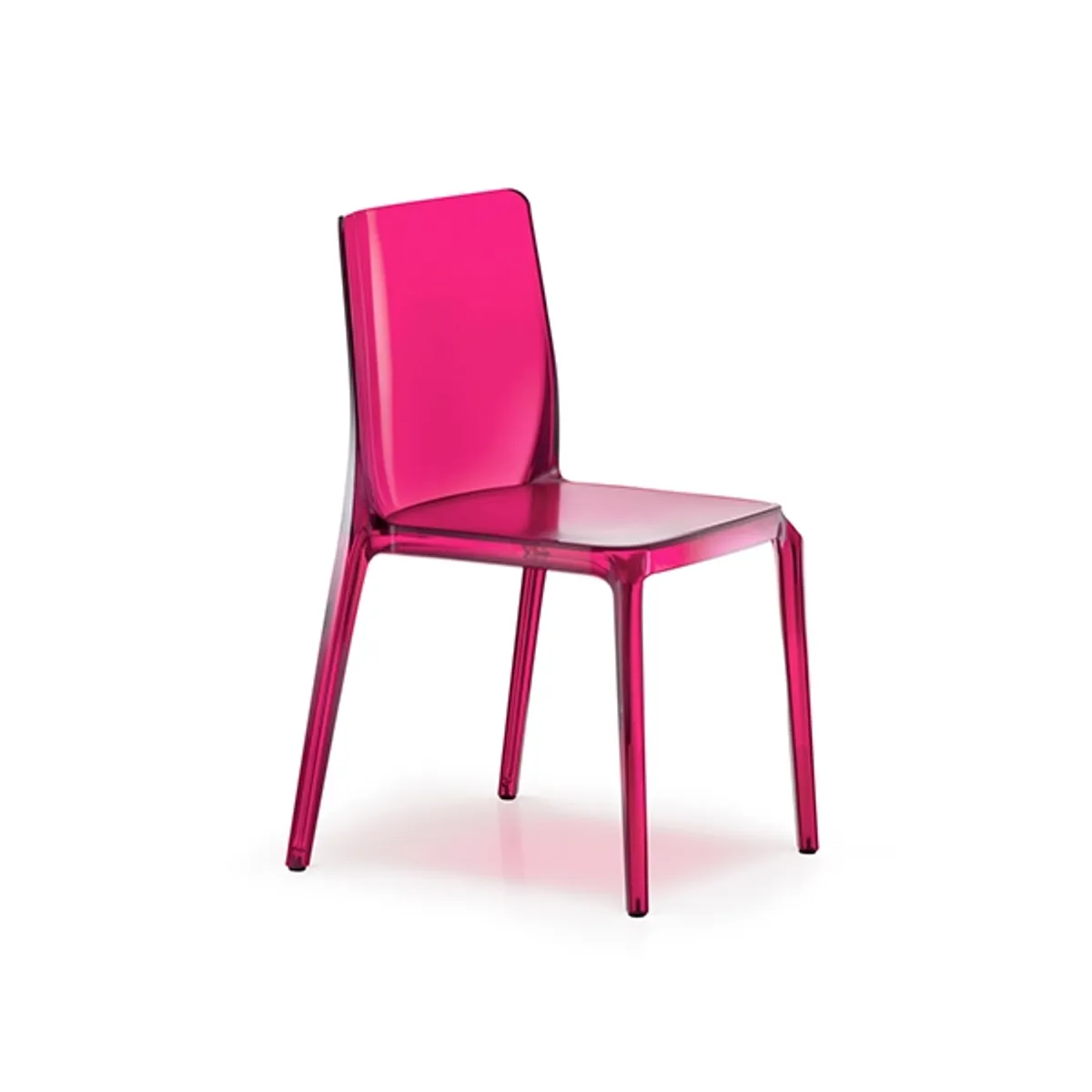 Web Blitz Pink Transparent Chair