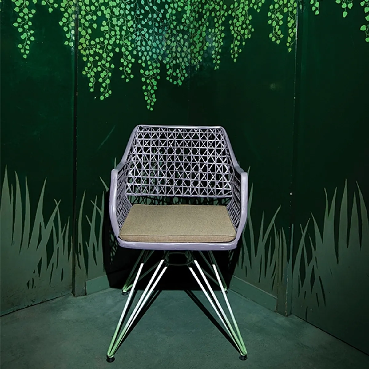 Web Granada Lilac Chair With Dippedpaint Feet