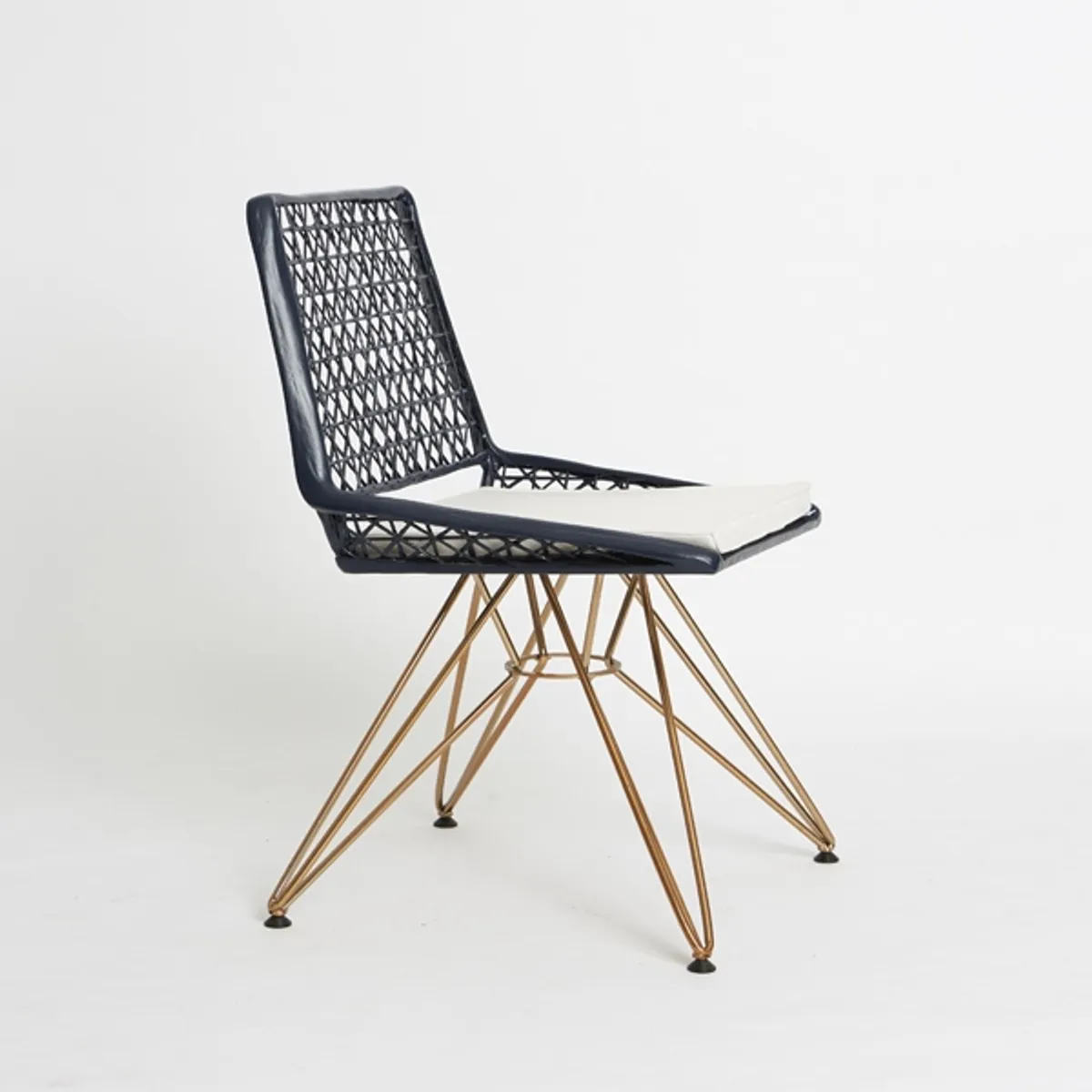 Web Granada Side Chair Black Brass 02