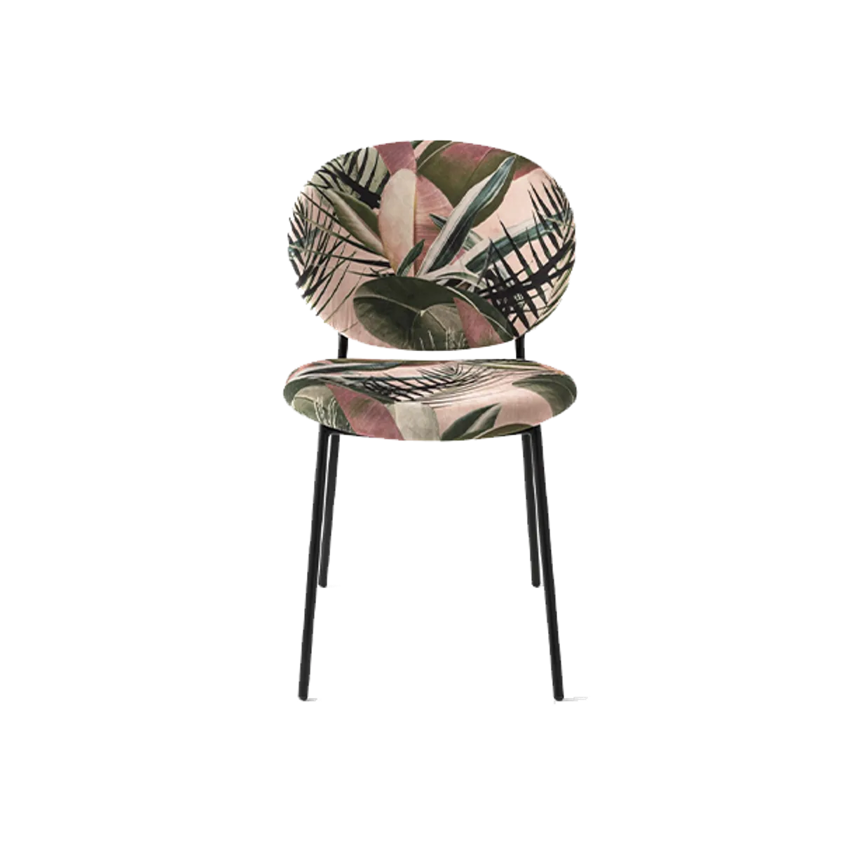 Web Ines Side Chair Black Frame Inside Out Contracts