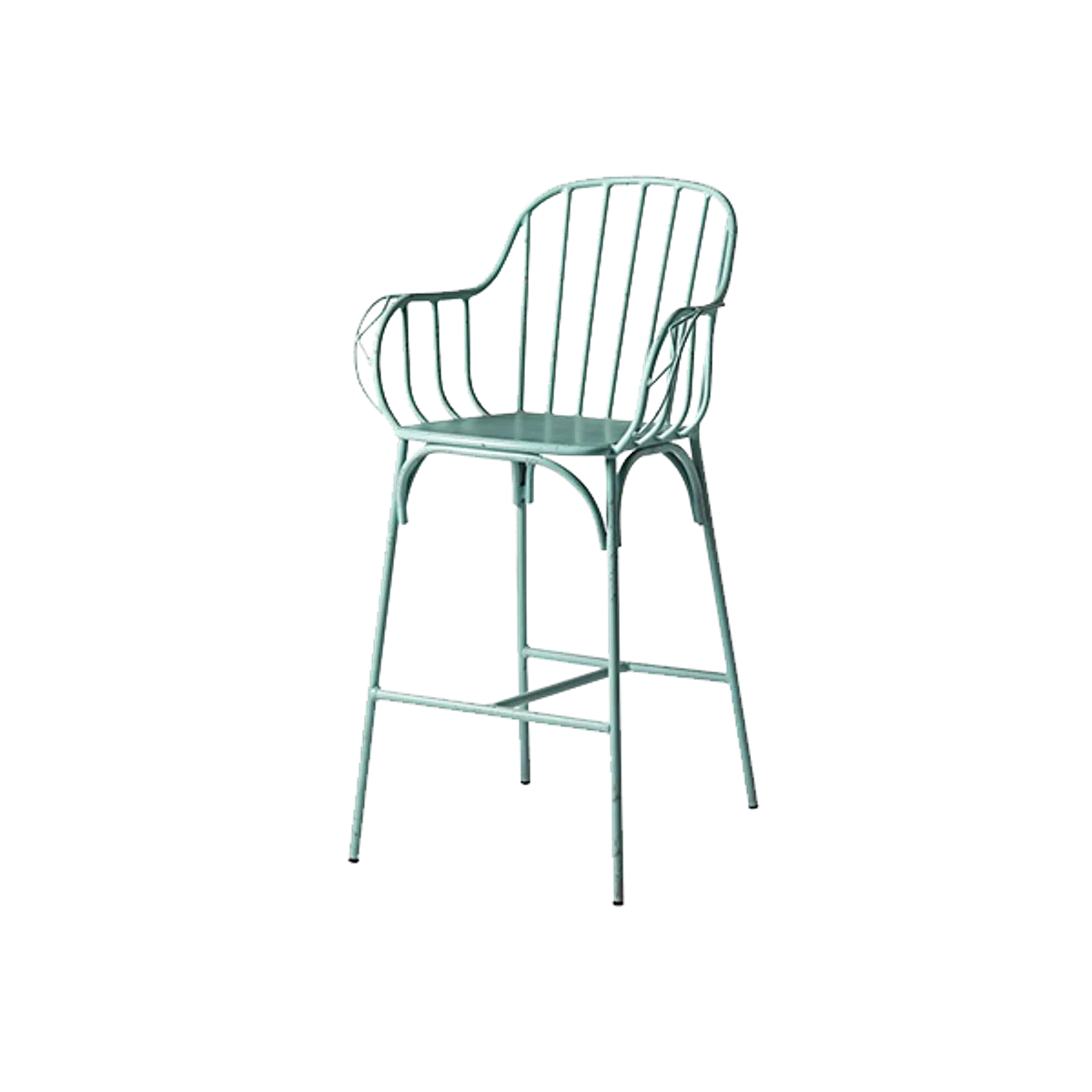 Web Marigold Barstool Pastel Blue Inside Out Contracts