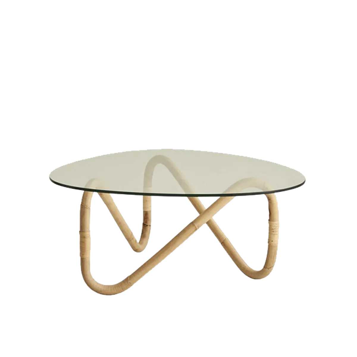 Web Nami Rattan Glass Coffee Table Inside Out Contracts