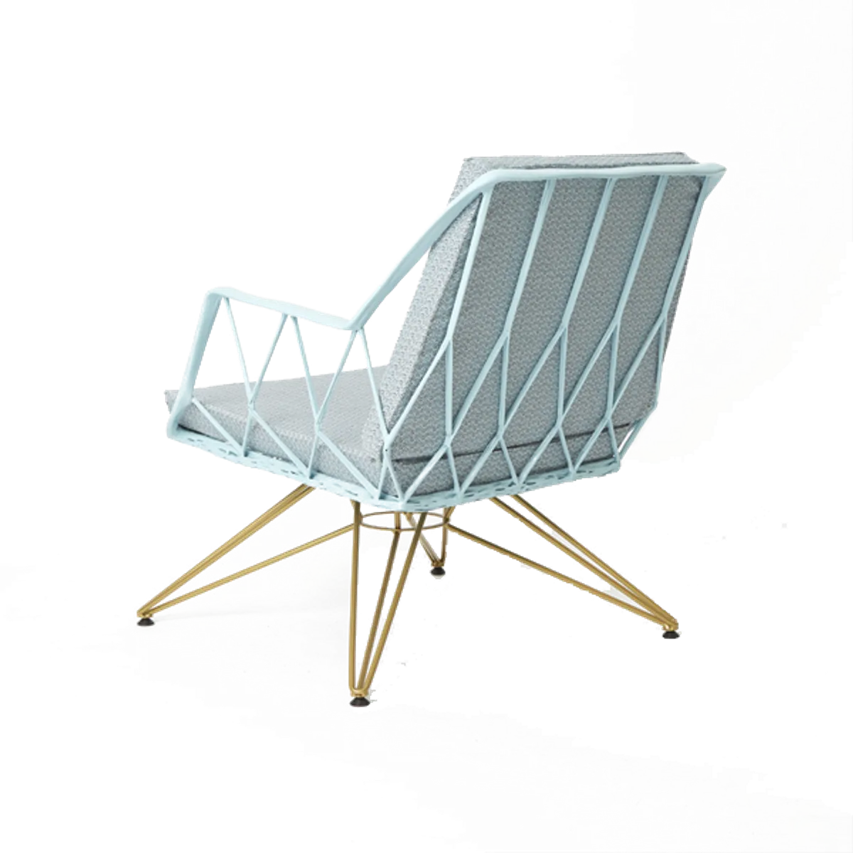 Web Rumba Lounge Chair Pastel Blue