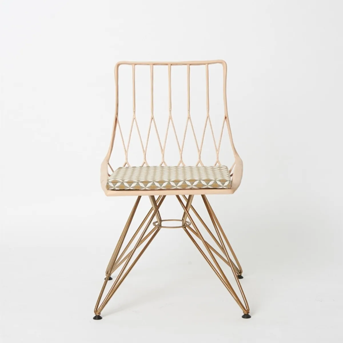 Web Rumba Side Chair Apricot Brass 02