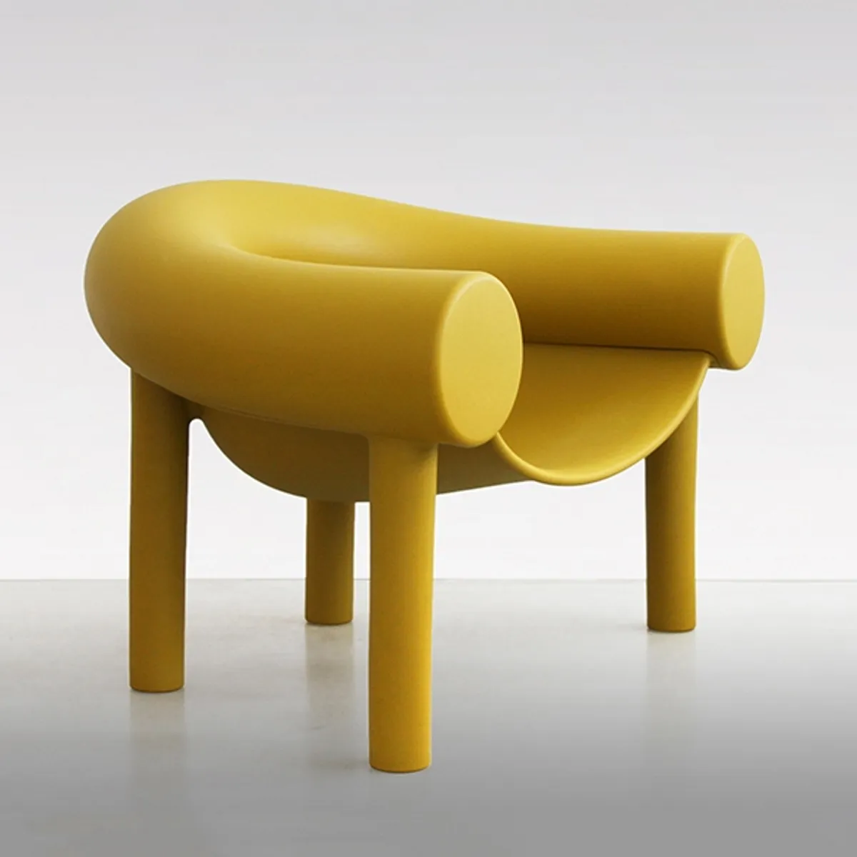 Web Sam Son Lounge Chair Mustard