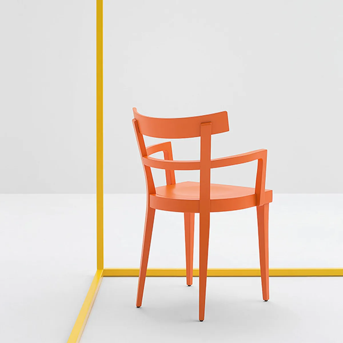 Web Seville Armchair In Orange