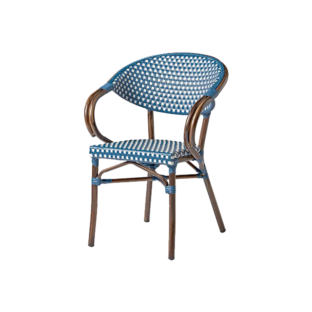 Web Toulouse Blue Bistro Chair Inside Out Contracts