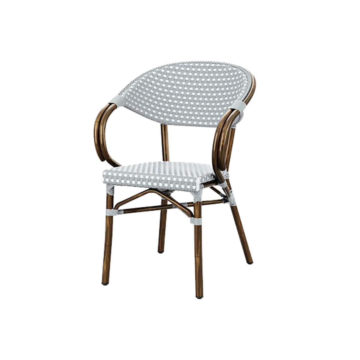 Web Toulouse Pacific Blue Bistro Chair Inside Out Contracts
