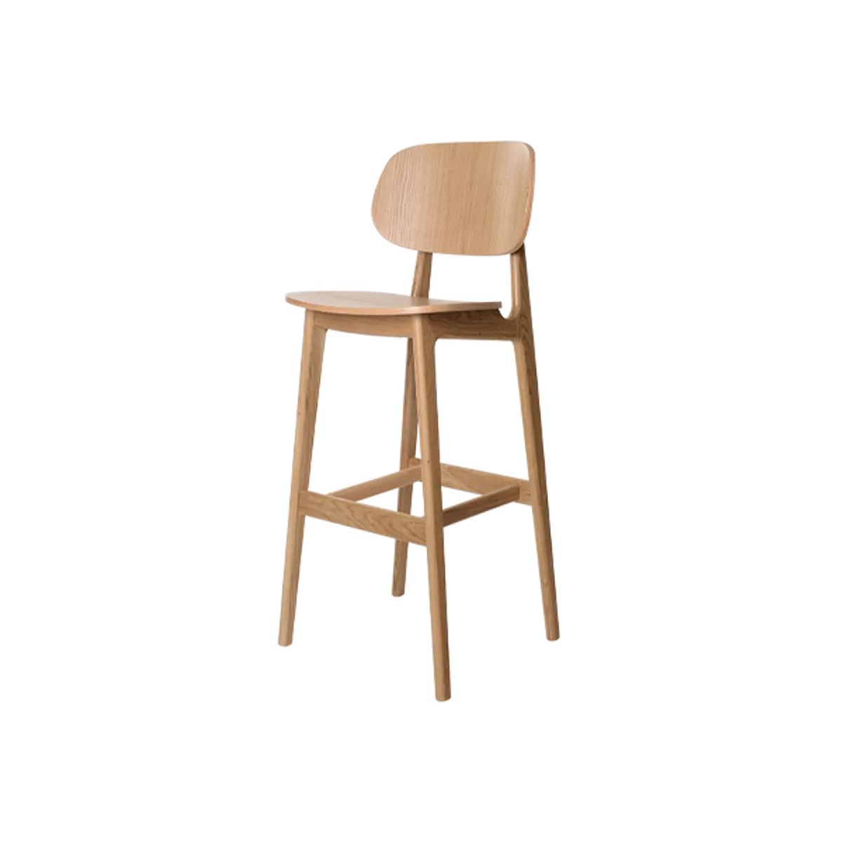 Web  Harper Bar Chair Oak Veneer Seat