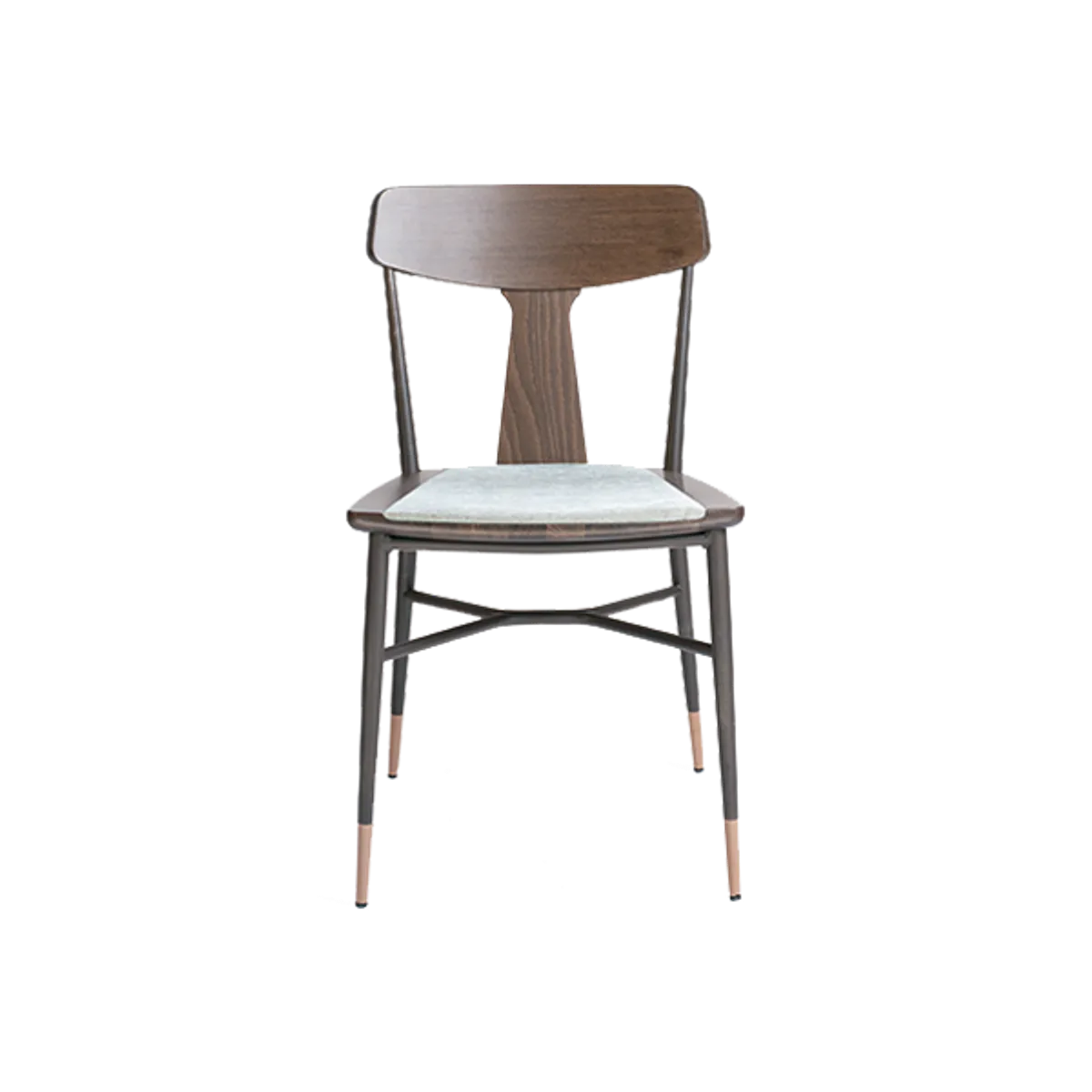 Web Agatha 3 Side Chair Hospotality Furniture Rose Gold Slipper Cups Insideoutcontracts