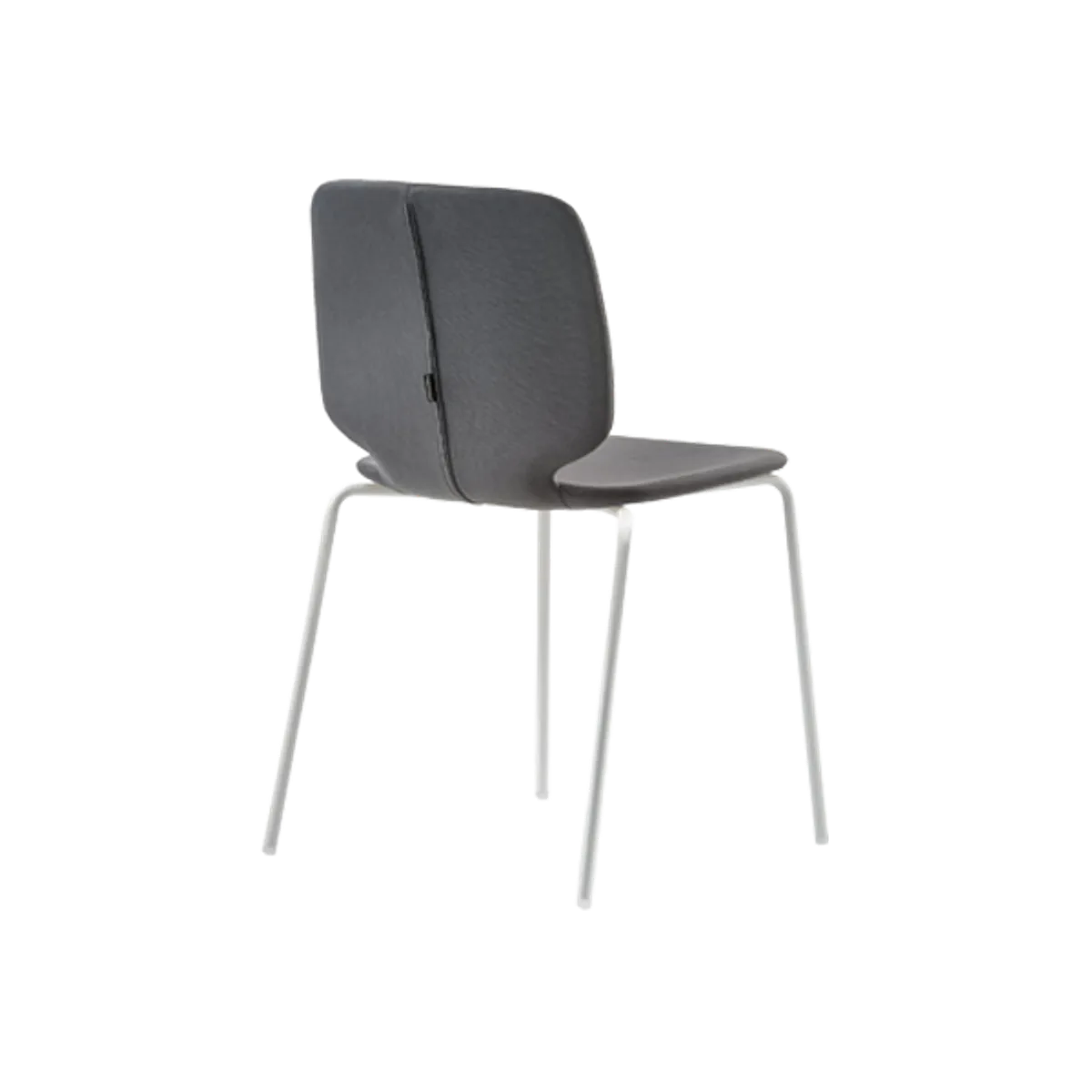 Web Babila Metal Soft Side Chair Fully Upholstered 4 Leg