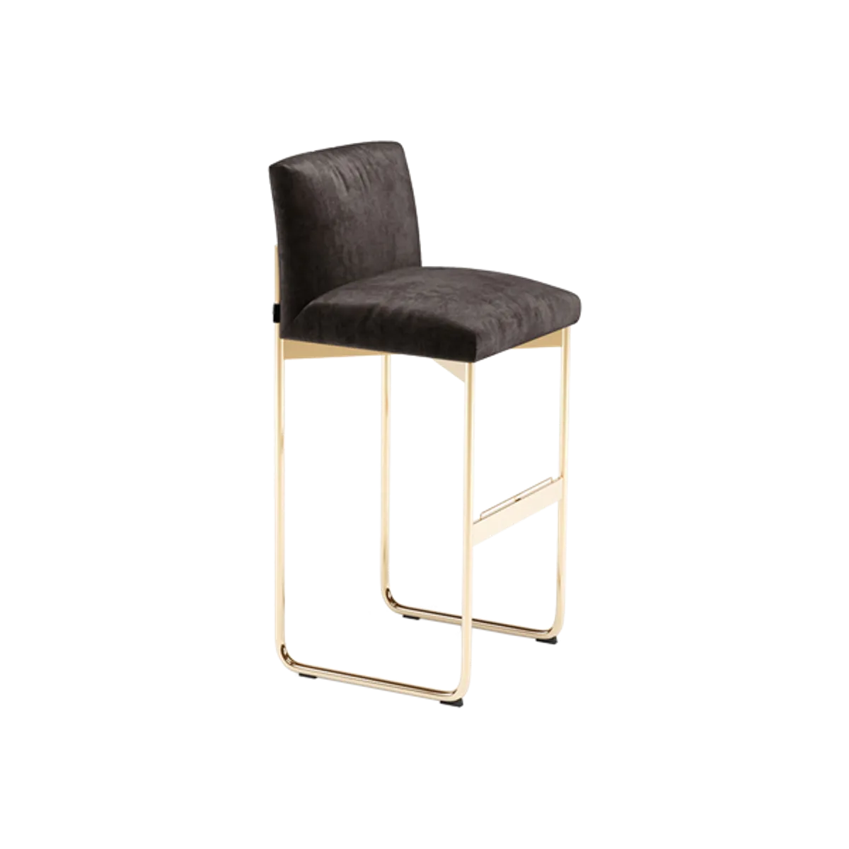 Web Gala Bar Stool Brass And Black Inside Out Contracts