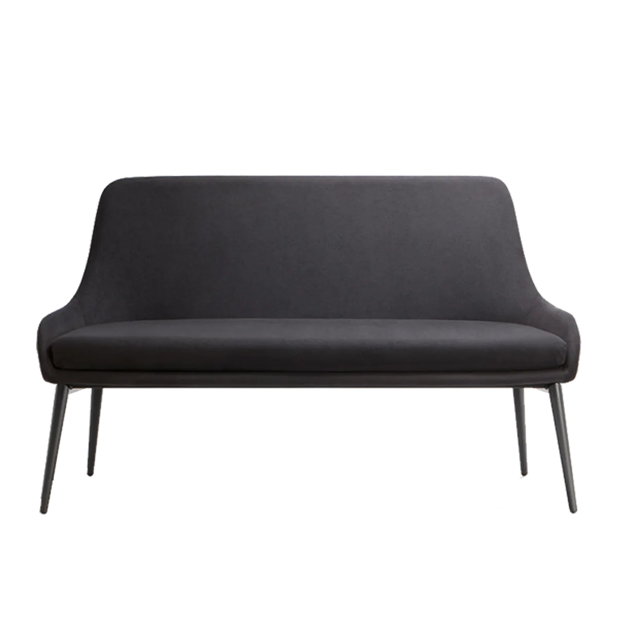 Web Josie 2 Sofa Upholstered Furniture With Metal Legs Black Upholstery Insideoutcontracts