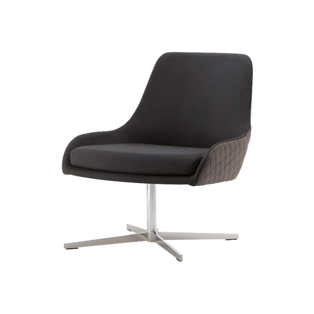 Web Josie 3 Lounge Chair Furniture With Upholstery And Metal Base