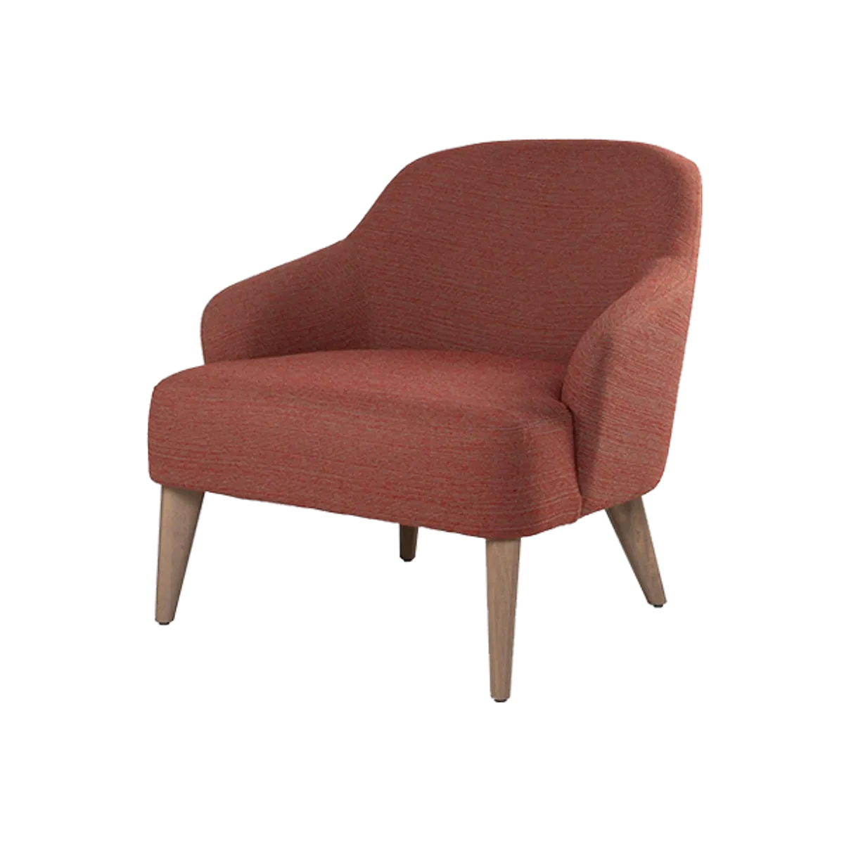 WEB Keat 3 lounge chair Upholstered hotel furniture by insideoutcontracts