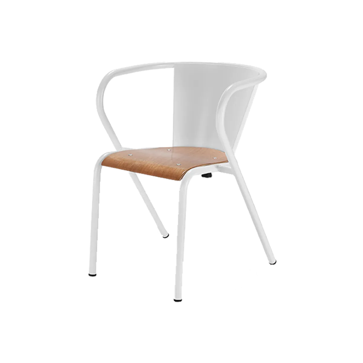 Web Milou Wood Outdoor Stacking Chair By Inside Out Contracts