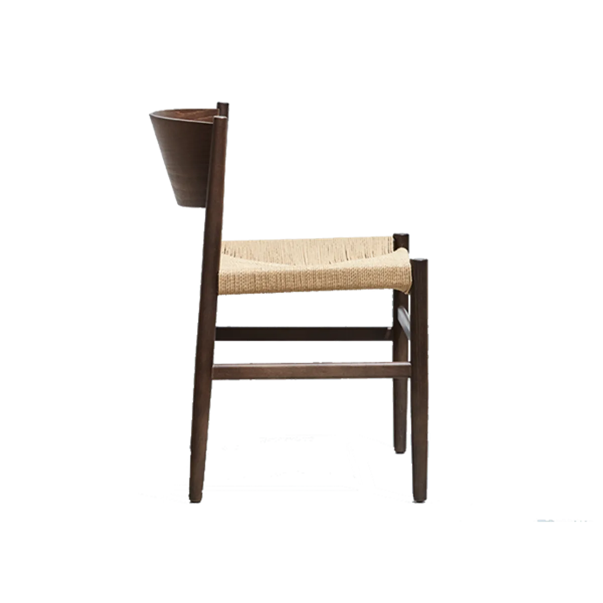 Web Nestor Side Chair Sustainable Furniture In Dark Finish Inside Out Contracts