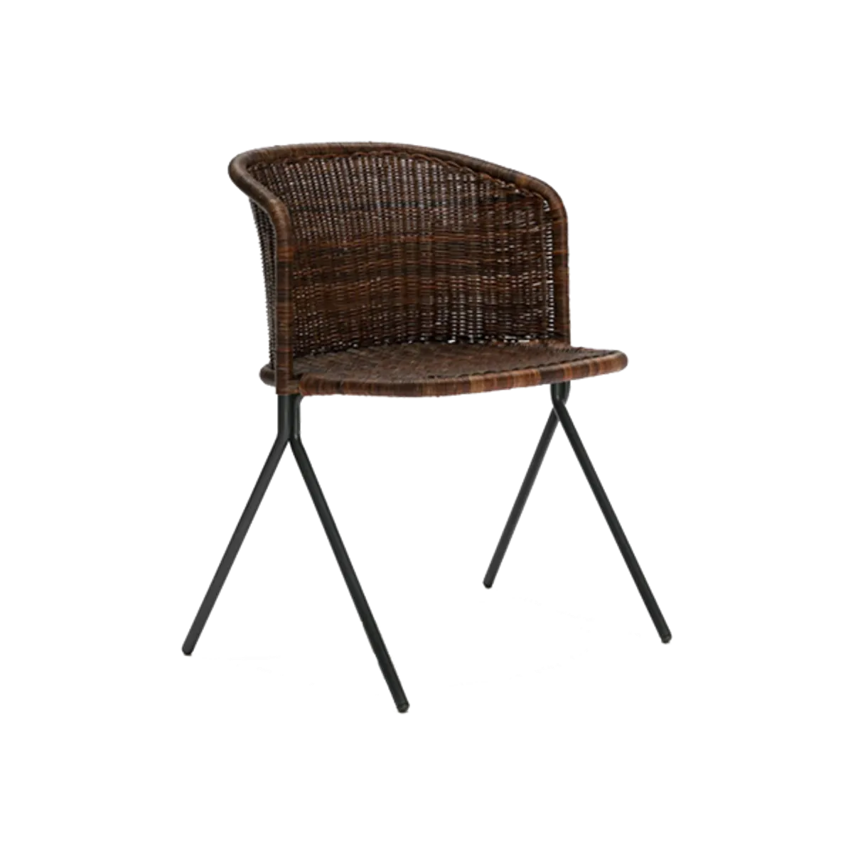 Web Persi Armchair Charcoal Frame Rust Rattan Slimit Indoor And Outdoor Furniture Designs For Restaurants 2