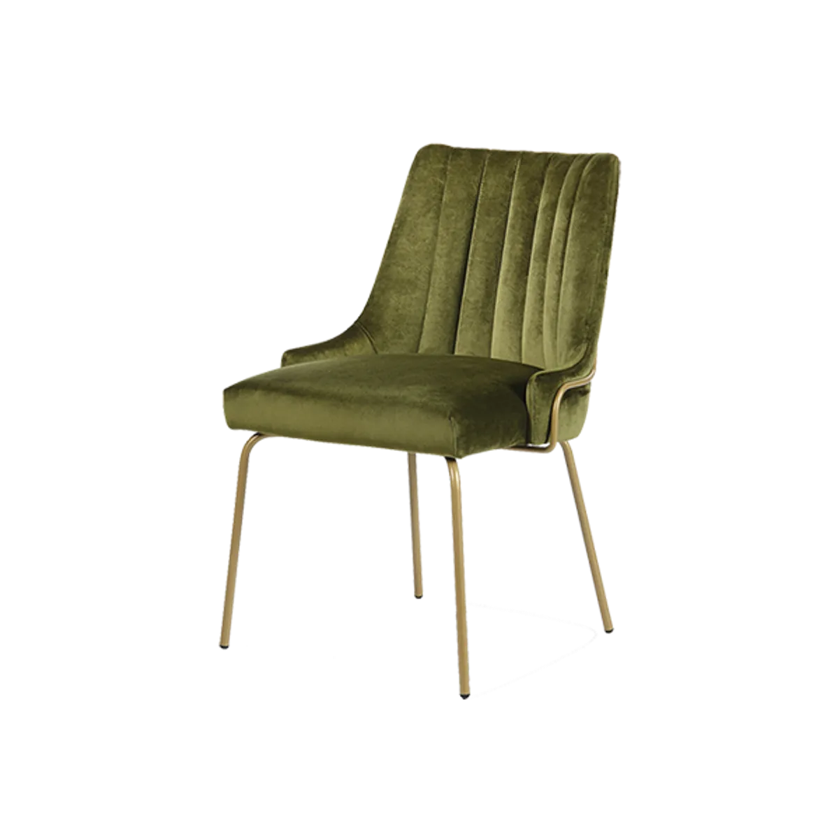 Web Shaftesbury Green Metal Side Chair