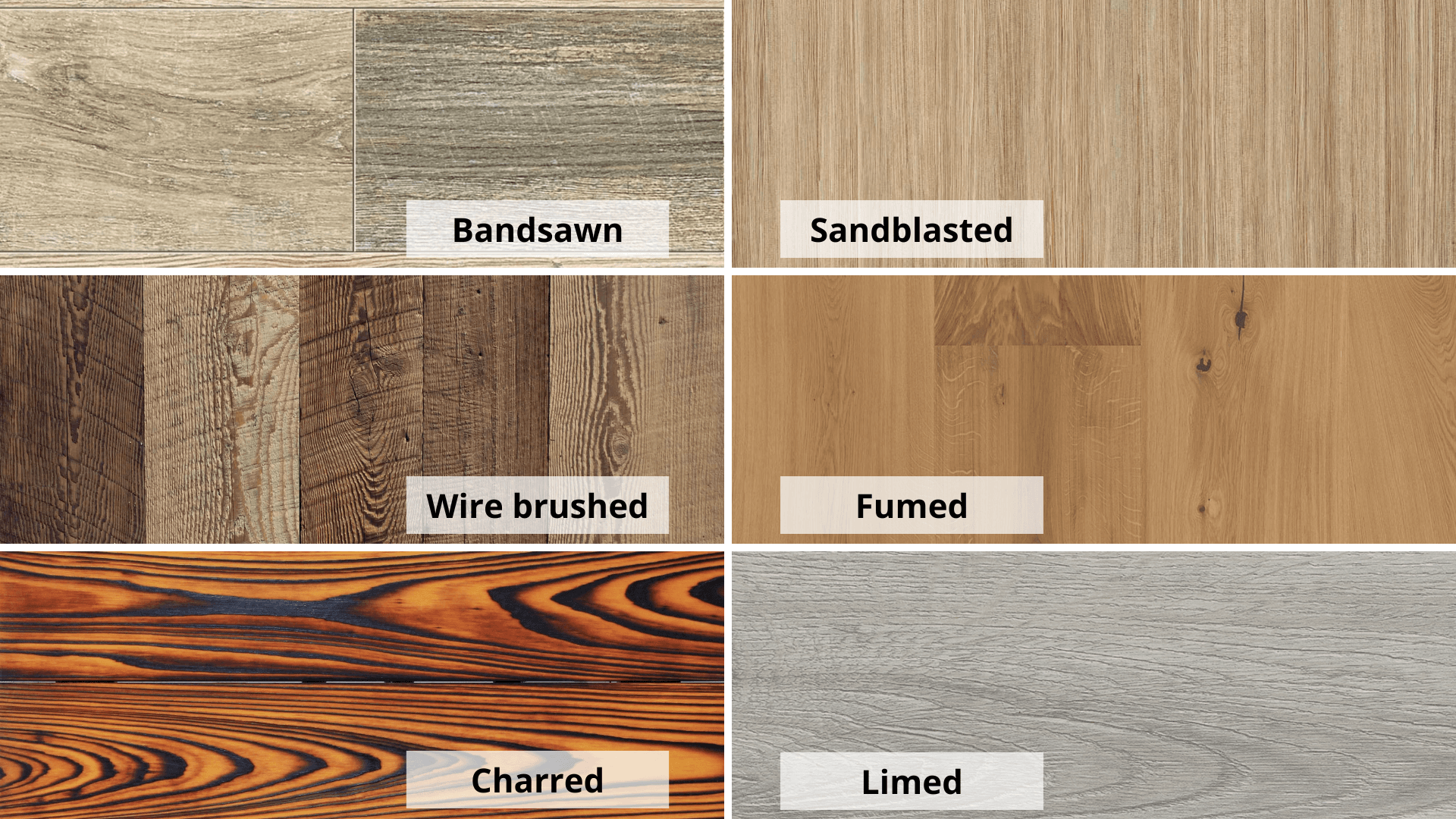 Wood surface effects