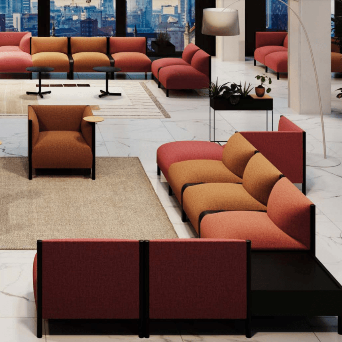 Waffle modular seating | Inside Out Contracts