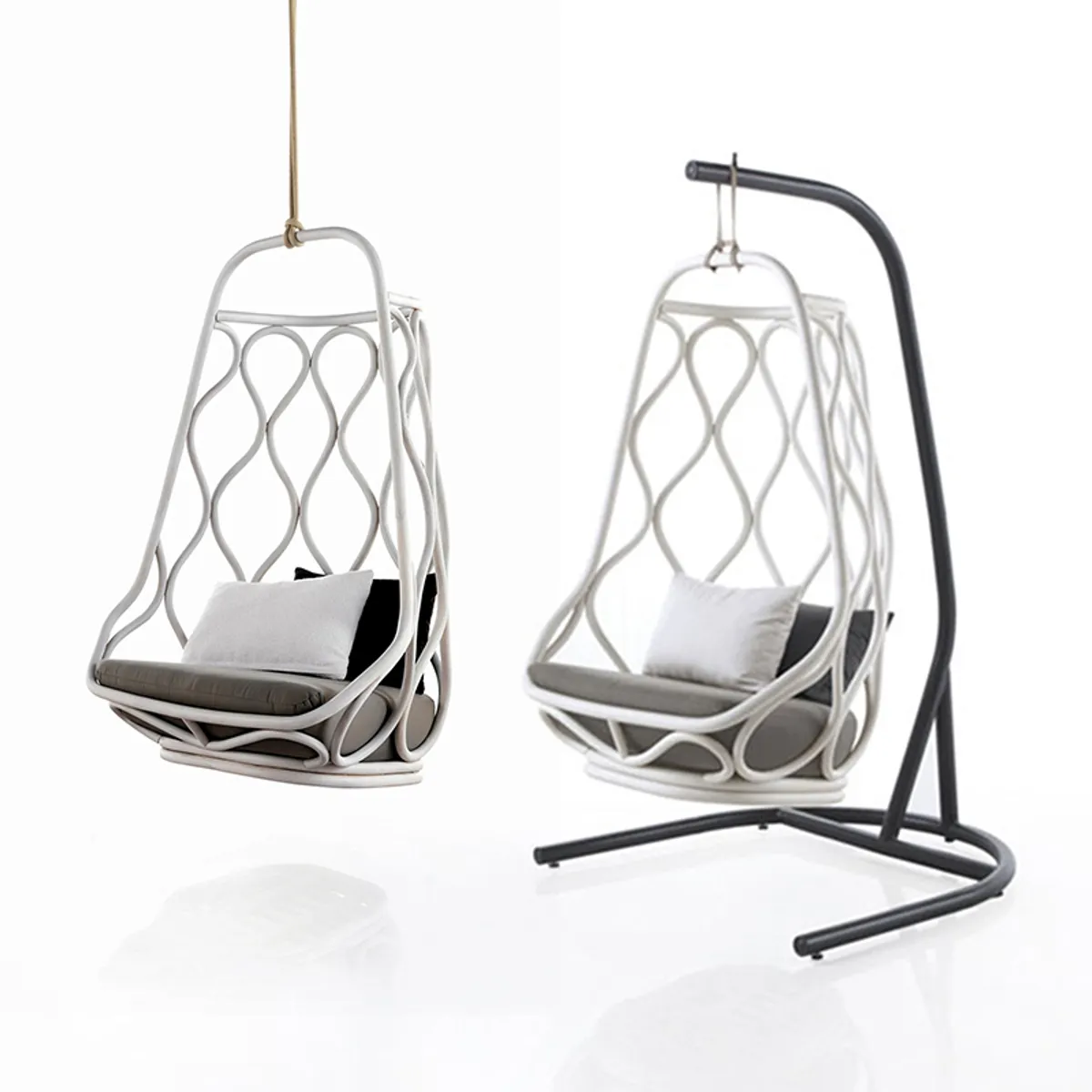 Wave Swing Chair With Base Statement Hotel Furniture Inside Out Contracts 5