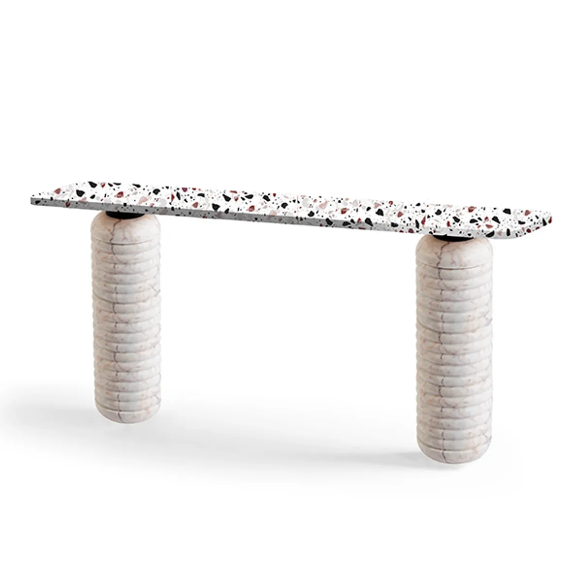 Zeus Console Table Marble And Terrazzo By Insideoutcontracts