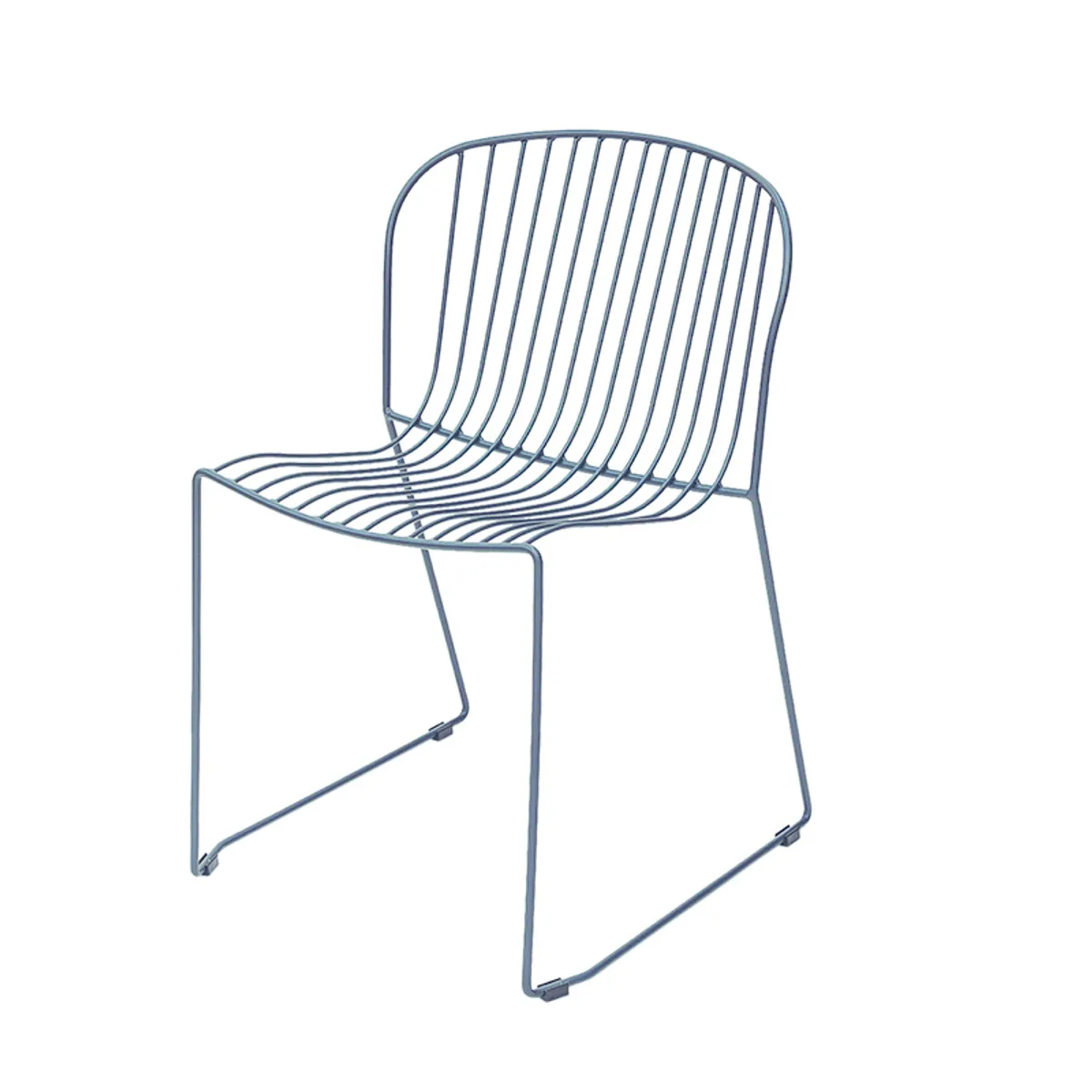 Bali Chair In Black Metal Outdoor Contract Suitable Furniture For Cafes And Bars Insideoutcontracts