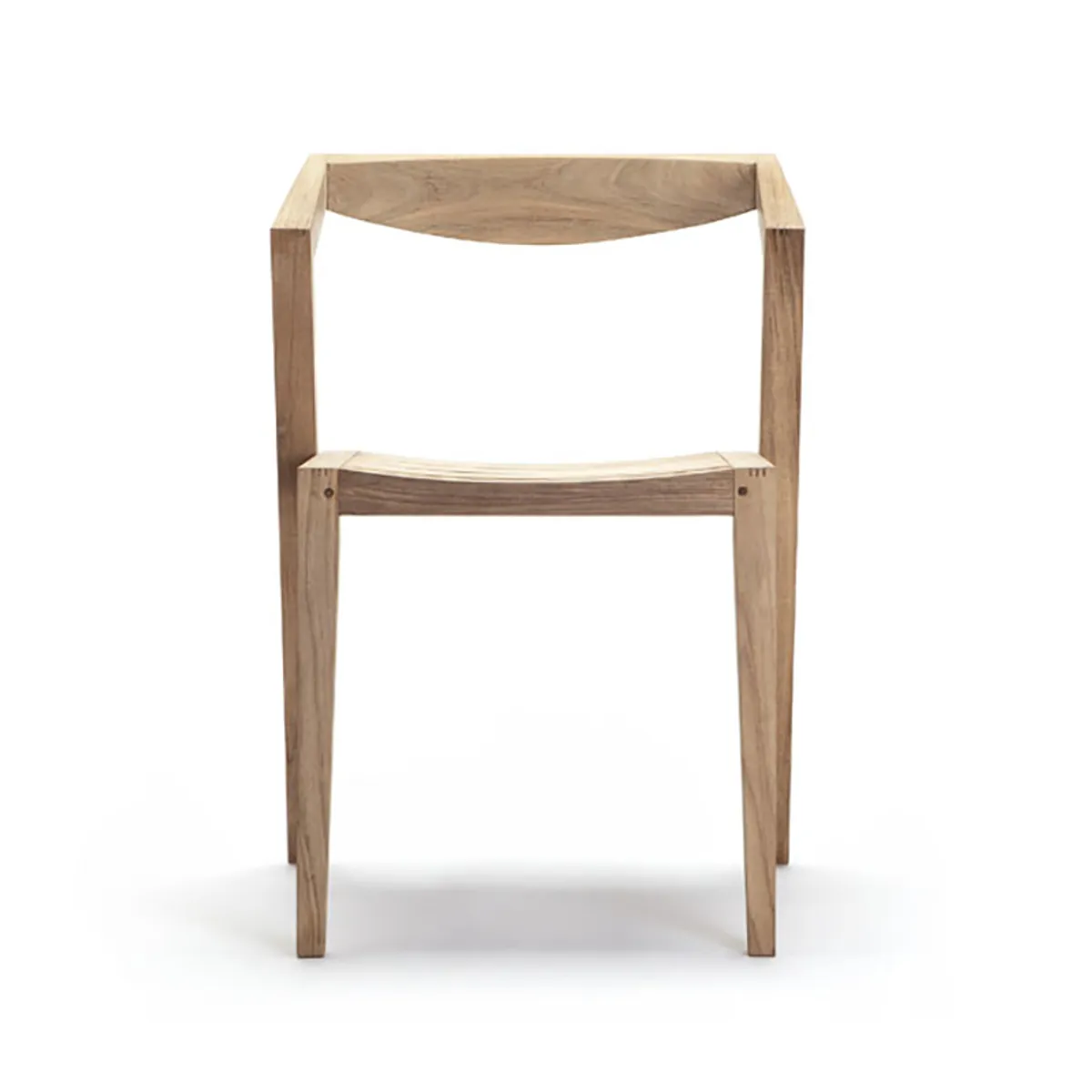 Borough Side Chair Stacking Outdoor Furniture In Teak Wood 074