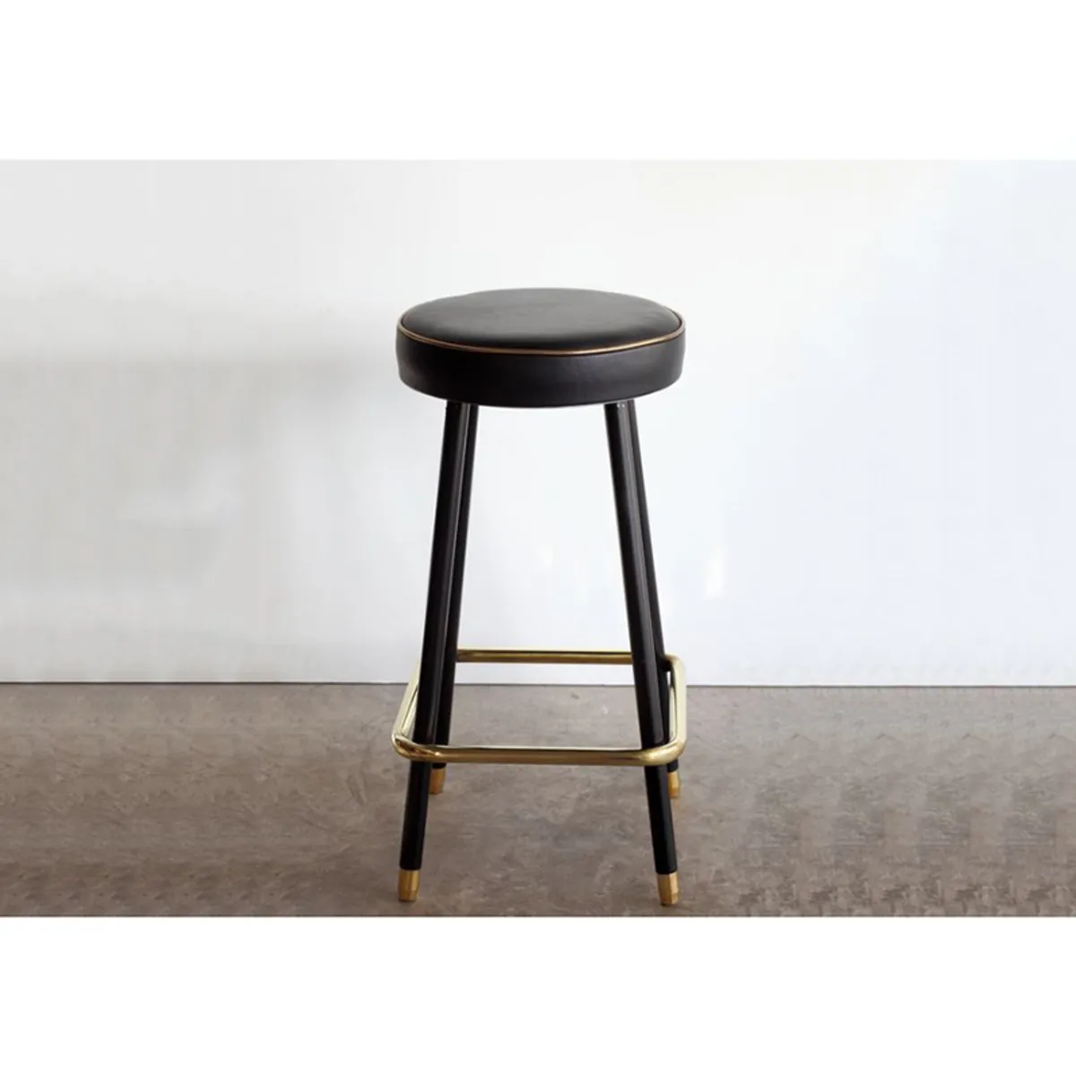 Duct Stool Brass Footrest
